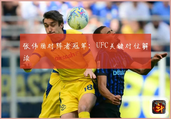 张伟丽对阵者冠军：UFC关键对位解读